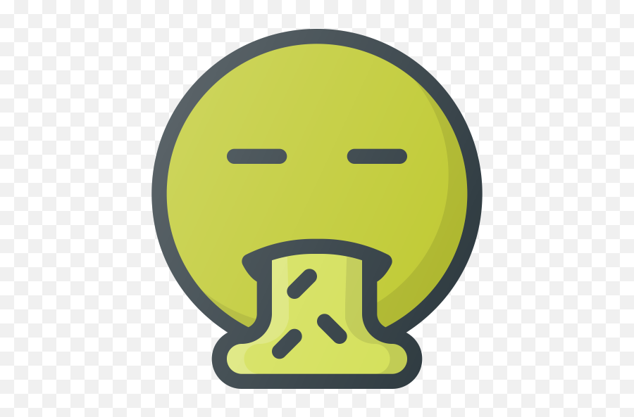Emoji Emote Emoticon Emoticons Puke Icon - Puking Icon,Barfing Emoji