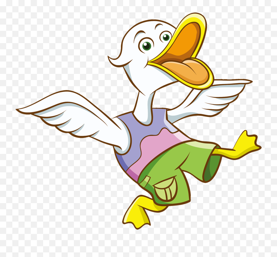 Animal Anthropomorphic Anthropomorphized Animals Cartoon - Duck Open Mouth Cartoon Emoji,Goat Emoji