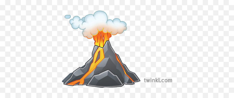 Natural Disasters Emoji Volcano Newsroom Ks2 Illustration - Natural Disaster Emoji,Volcano Emoji
