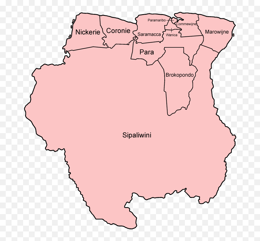 Atlas Of Suriname - Suriname Emoji,Trinidad And Tobago Flag Emoji