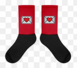 Email Love - Sock Emoji,Emoji Socks