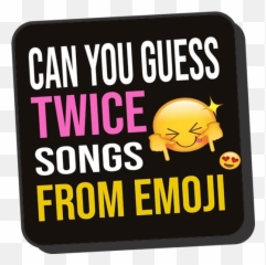 Guess Twice Song - Clip Art Emoji,Twice Emoji