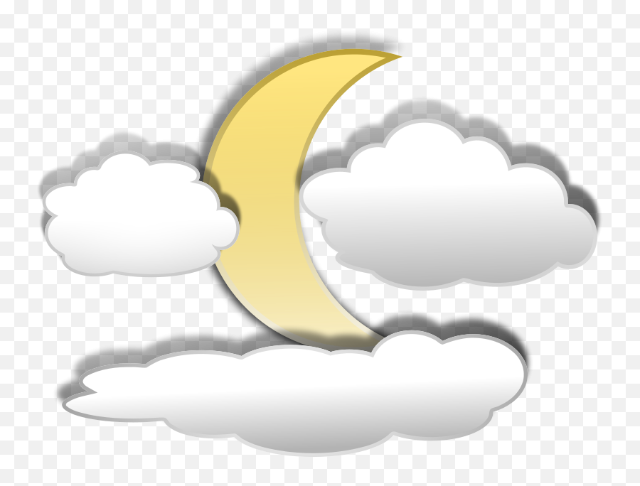 Mountains Sun And Cloud Free Png Files - Moon And Clouds Clipart Emoji,Wolf Howling Emoji