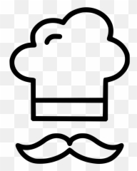 Vector Library Download Cook Drawing Sketch - Chef Hat Clipart Emoji