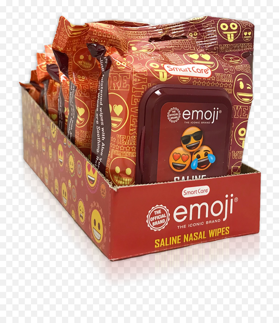 Smart Care Emoji Saline Nasal Wipes 30 - Mozartkugel,Gingerbread Emoji