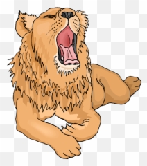 Yawn lion clip art tired clipart free download - WikiClipArt Yawns Clipart Emoji