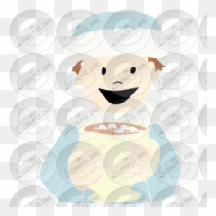 Hot Chocolate Stencil for Classroom Therapy Use - Great Illustration Emoji