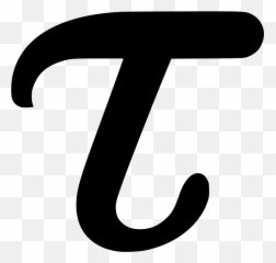 Greek Letter Transparent Png Clipart - Tau Emoji