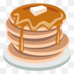 Pancakes emoji clipart Free download transparent PNG - Clipart Transparent