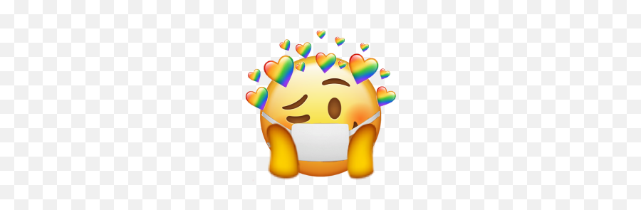 Search For Trending Stickers On Picsart In 2020 Cute Emoji - Emoji With Mask,Shy Blushing Emoji