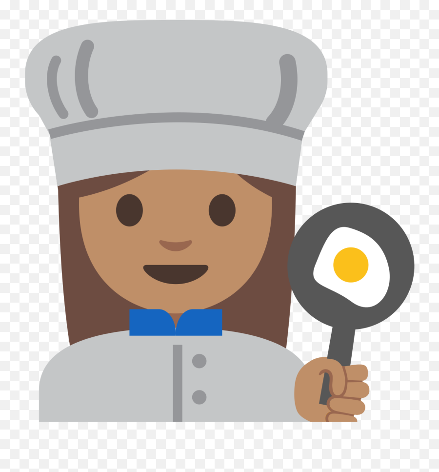 Fileemoji U1f469 1f3fd 200d 1f373svg - Wikimedia Commons Cozinheira Clipart,Christian Emoji