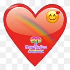 Heart Emojis Sticker - Gemini Glitter