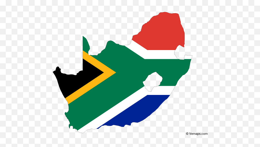 Flag Map Of South Africa - Vector South African Map Emoji,Swedish Flag Emoji