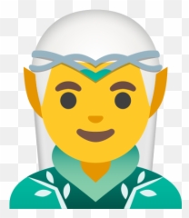 Man Elf Emoji - Elfo