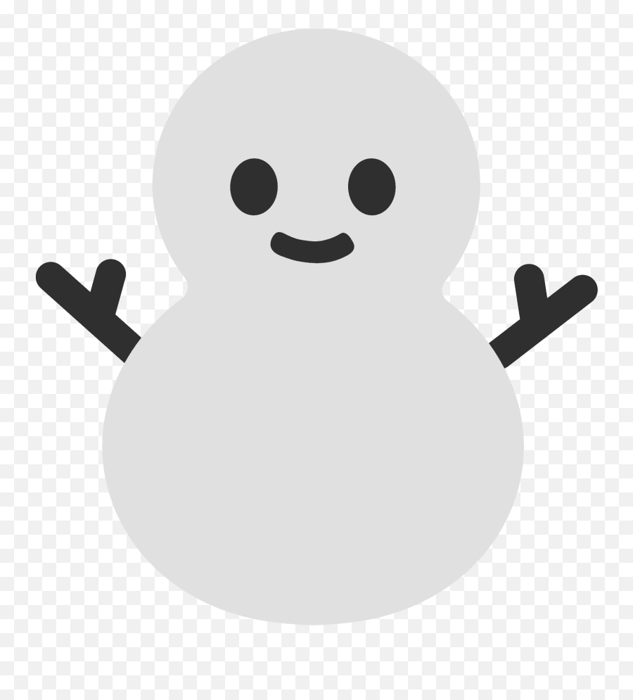 Snowman Without Snow Emoji Clipart - Boneco De Neve Emoji,Emoji Cold Weather