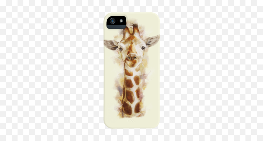 Giraffe Phone Cases Design By Humans - Art Emoji,Iphone Giraffe Emoji