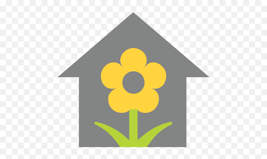 House With Garden Emoji For Facebook Drawing Flowers With Color