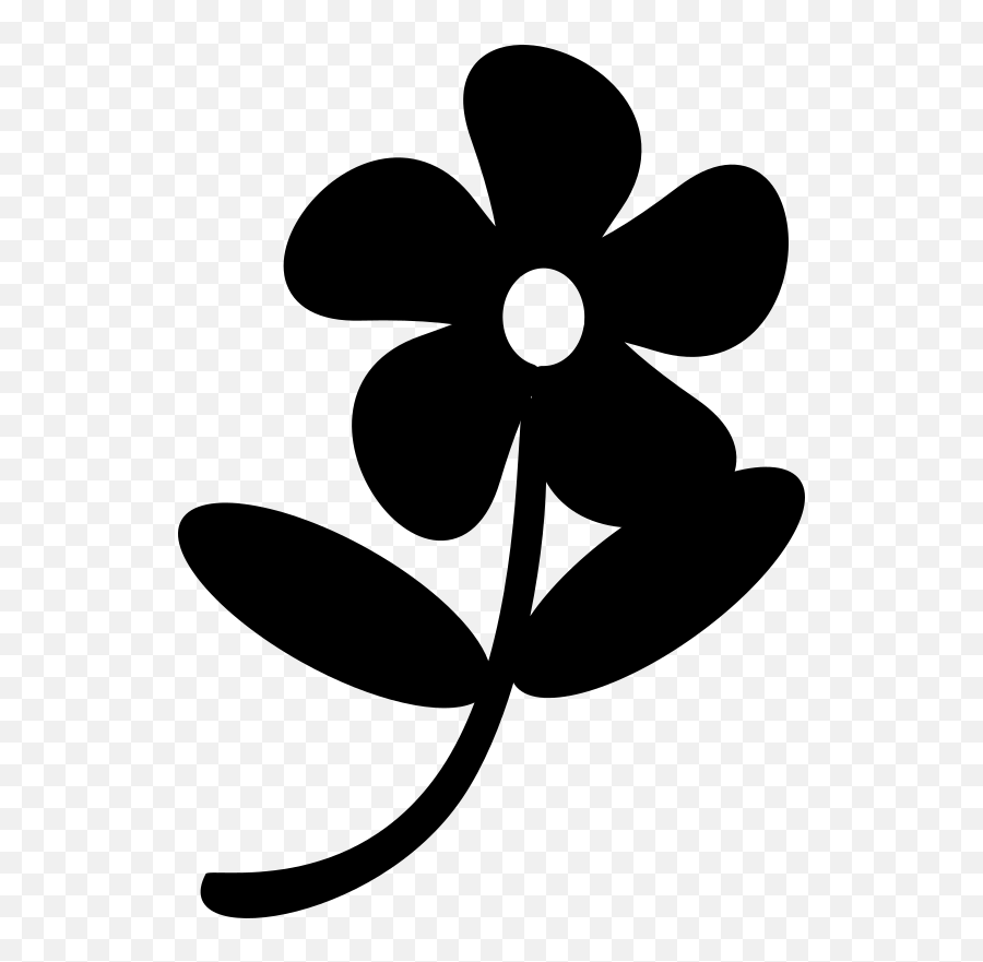 Royalty Free Library Black Png Files - Black Flower Clip Art Emoji,Black Flower Emoji