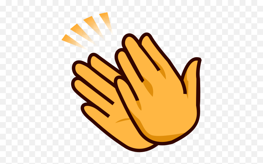 Hand Emoji Clipart - Clapping Hands Transparent,Raised Hand Emoji