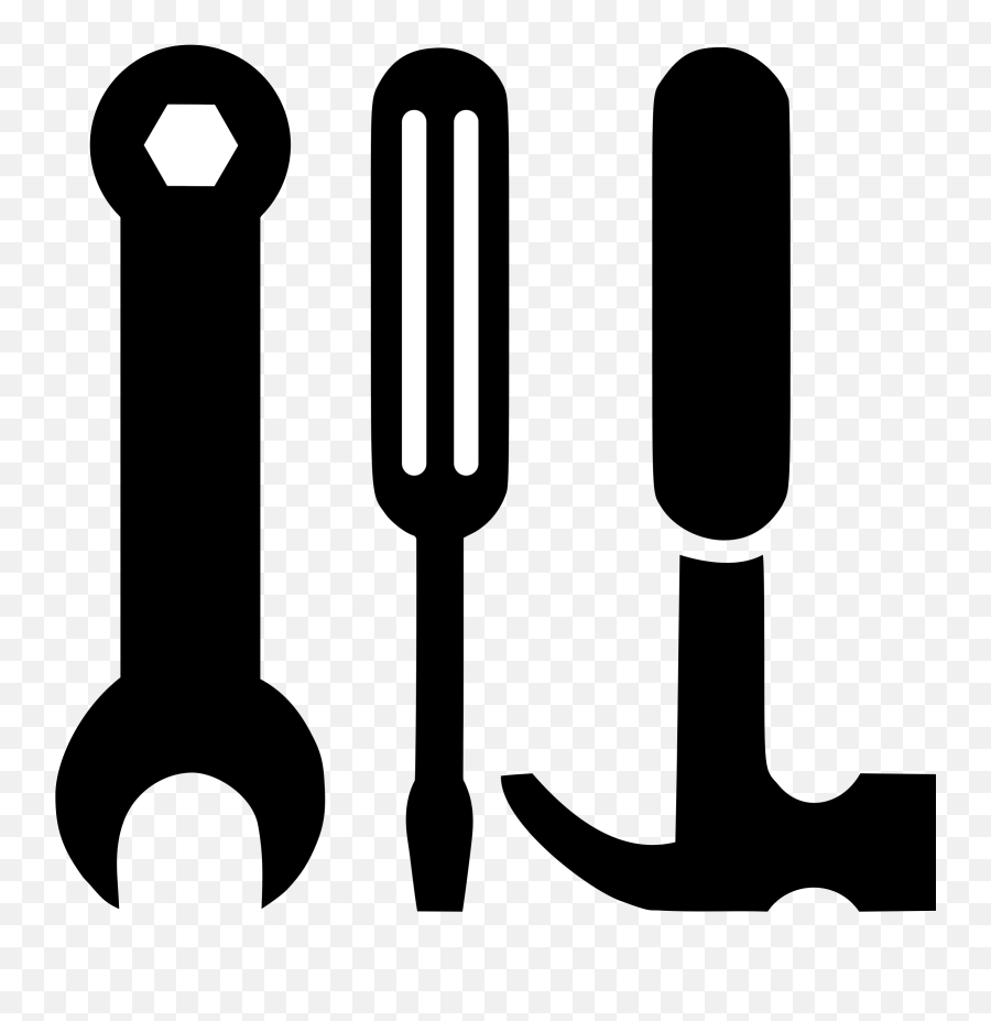 Hammer And Wrench Clipart - Hammer Wrench Screwdriver Clipart Emoji,Wrench Emoji