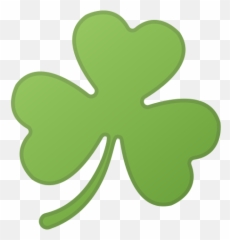 Four Leaf Clover Emoji Clipart - Emoticon Trebol 4 Hojas,Four Leaf ...