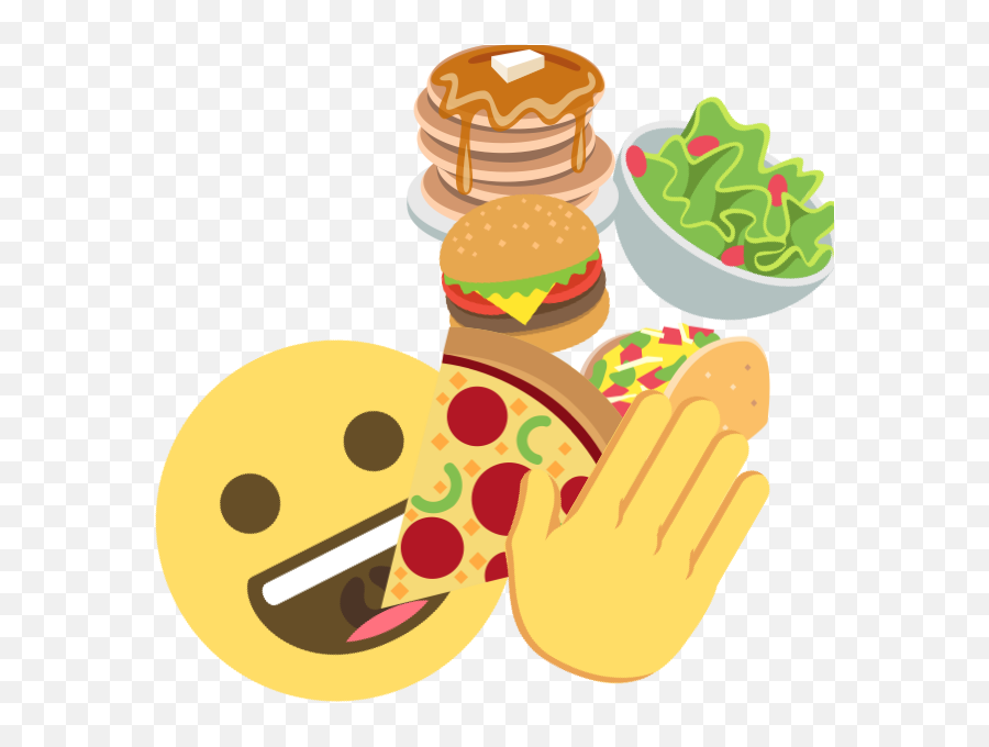 Very Proud Of This Food Shoveling - Clip Art Emoji,Emoji Food