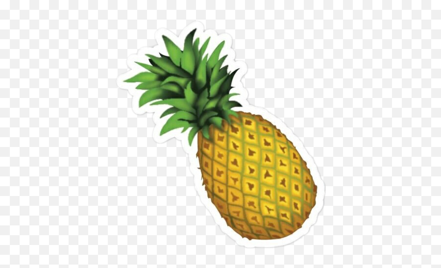 Pineapple Emoji Png Picture - Pineapple Emoji Transparent,Pineapple Emoticon
