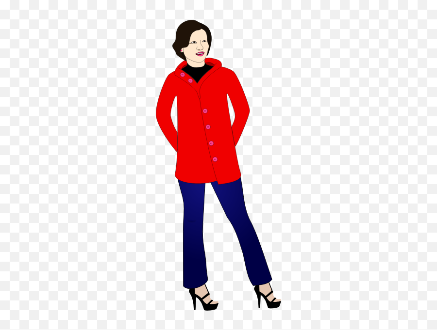 Woman In Jeans - Clip Art Emoji,Red Dress Dancing Emoji