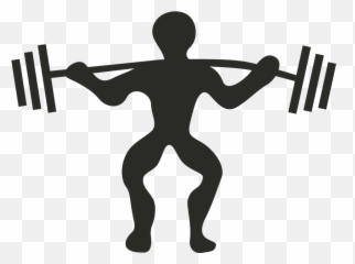 Weightlifting Bodybuilder - Lifting Clip Art Emoji