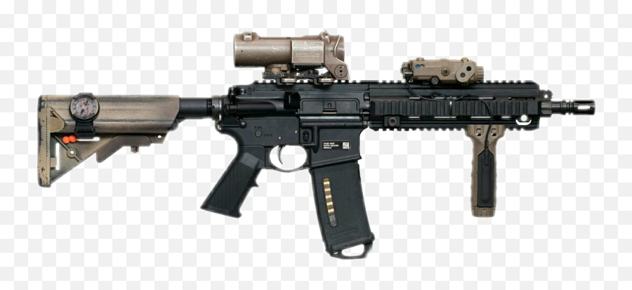 Gun Guns M16 Military Ar15 Rifle - M4 Airsoft Gun Emoji,Ar 15 Emoji