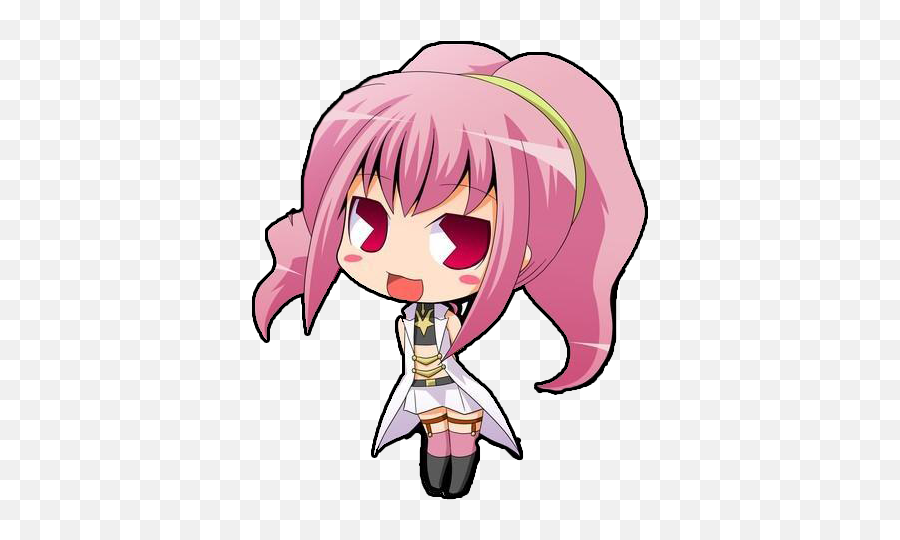 Chibi Pink Hair Png - Pink Chibi Anime Png Emoji,Pink Hair Emoji