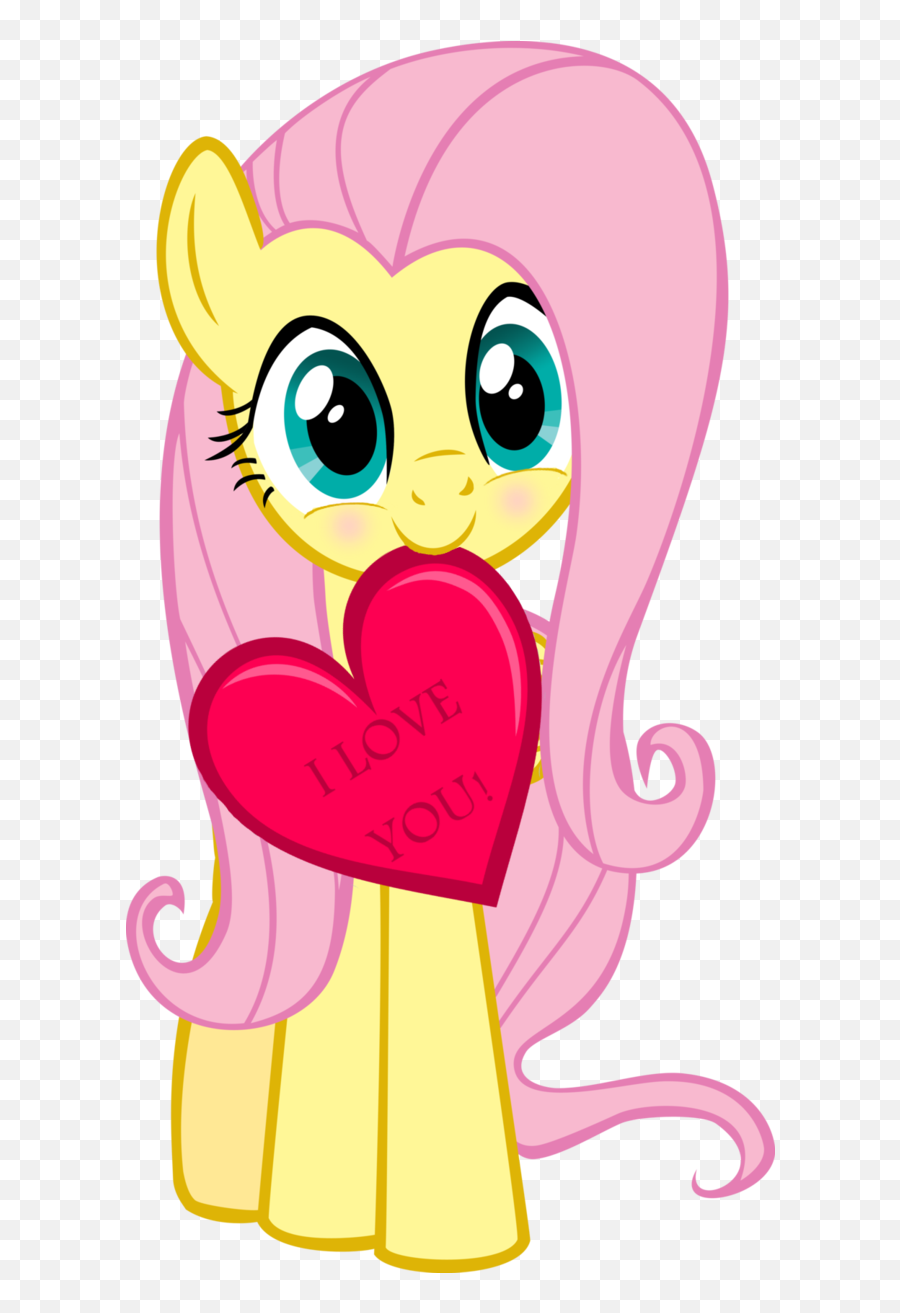 Horse Clipart Valentines Day Horse - My Little Pony Fluttershy Heart Emoji,Happy Valentines Day Emoji