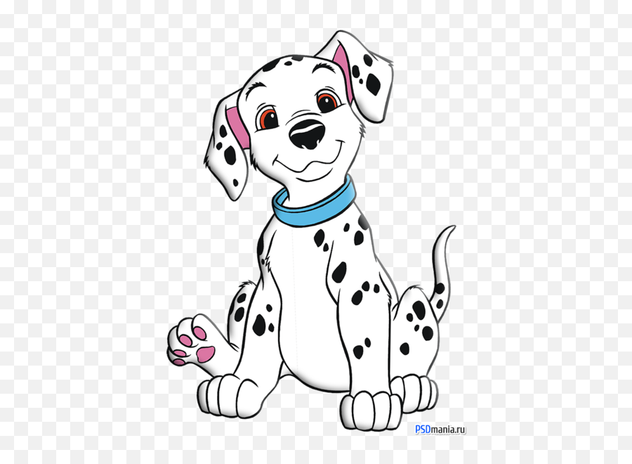 Dalmatian Dog Sitting - Pongo 101 Dalmatians Coloring Page Emoji,Dalmatian Emoji