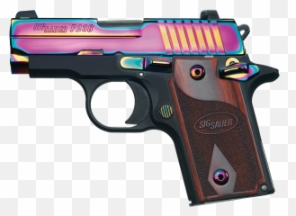 Pistols - Rainbow Sig Sauer P238 Emoji,Reverse Gun Emoji