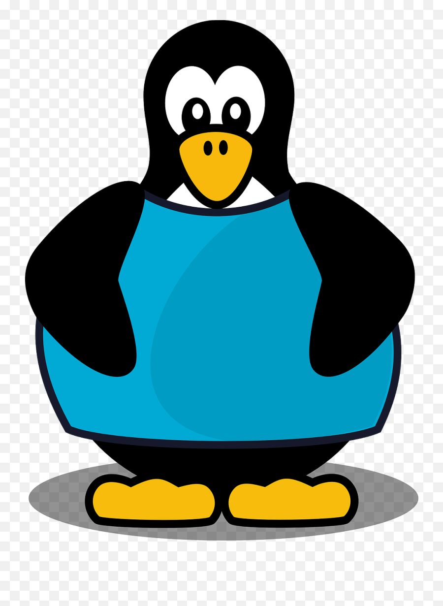 Penguin Bird Cartoon Penguin Antarctic - Penguin Wearing Shirt Clipart Emoji,Raccoon Emoji Copy