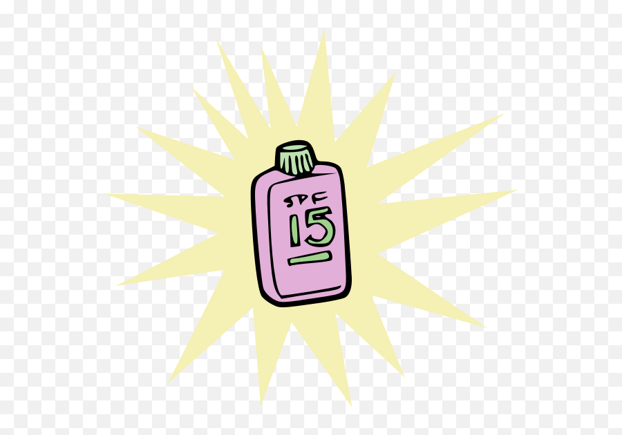 Sunscreen Outline - Cartoon Sunscreen Bottle Emoji,How To Put Emoji On ...