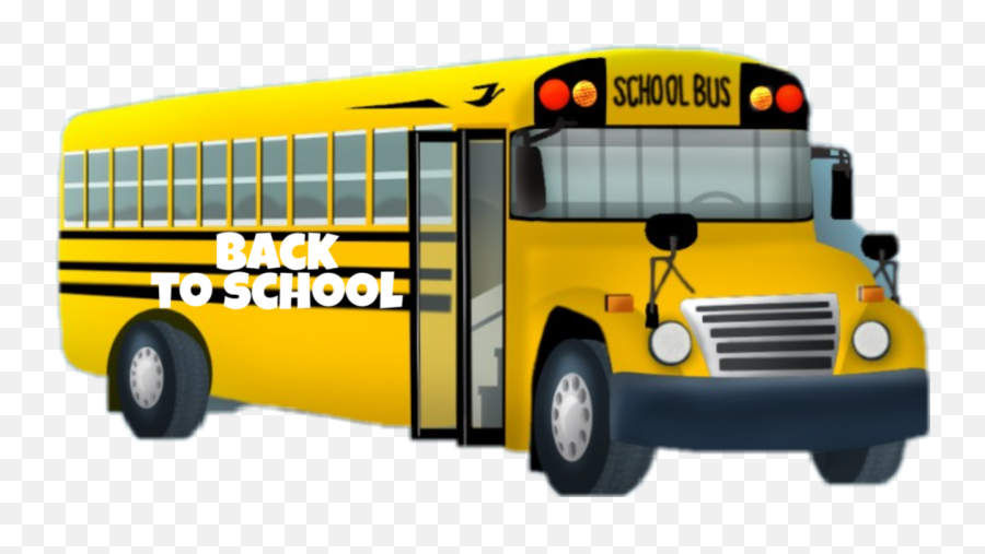 School Bus Schoolbus Backtoschool - Bus Clipart Emoji,School Bus Emoji