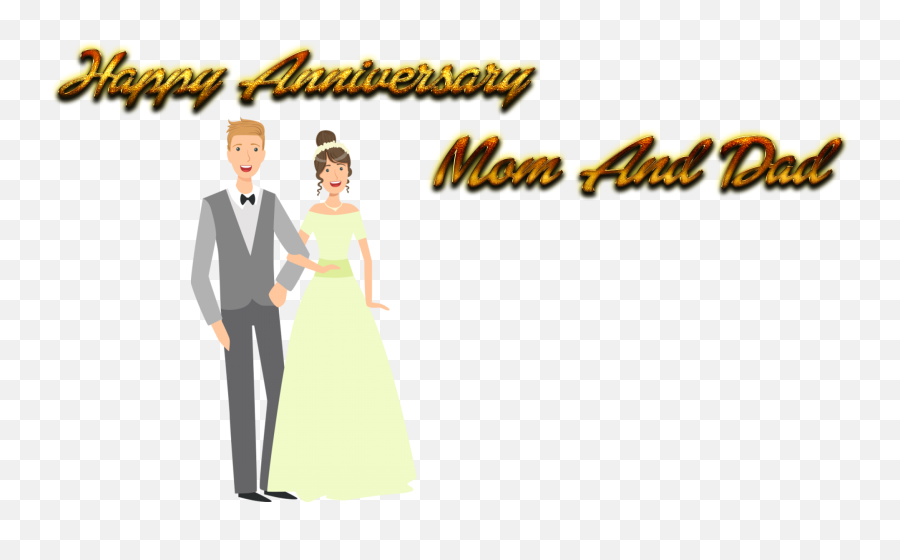 Happy Anniversary Mom And Dad Png Background - Wedding Emoji,Happy Anniversary Emoji
