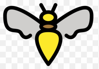 Emoji Meanings - Clip Art,Honey Bee Emoji