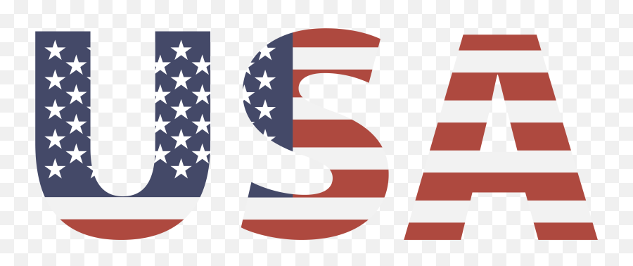Download United Usa Of American States Flag Vector Clipart - Usa Flag Text Vector Free Download Emoji,American Flag Emoticon