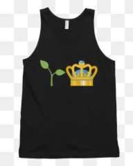 Veggie Royalty Tank Top Beyond the Weak - Sleeveless Shirt Emoji
