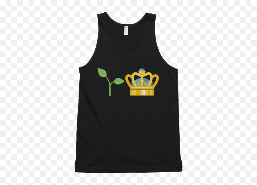 Veggie Royalty Tank Top Beyond The Weak - Sleeveless Shirt Emoji,Veggie Emoji