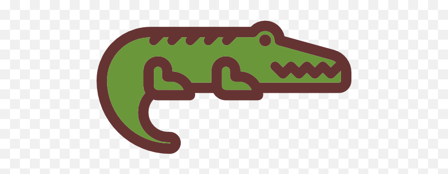 Green - Crocodile Icon Png Emoji,Alligator Emoticon