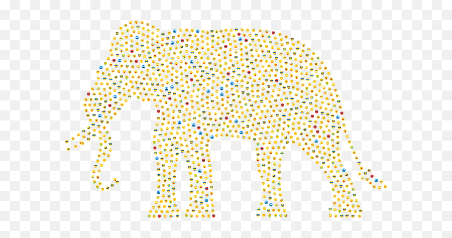Elephant Emoji Emoticons - Vector Graphics,Elephant Emoji