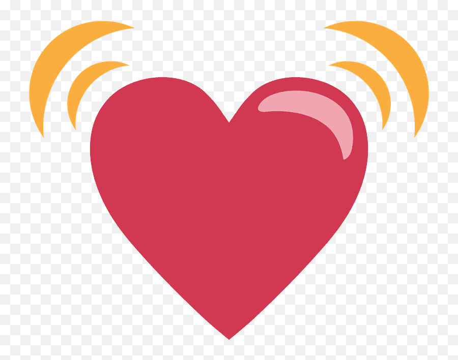 Beating Heart Emoji Clipart - Girly,Heartbeat Emoji