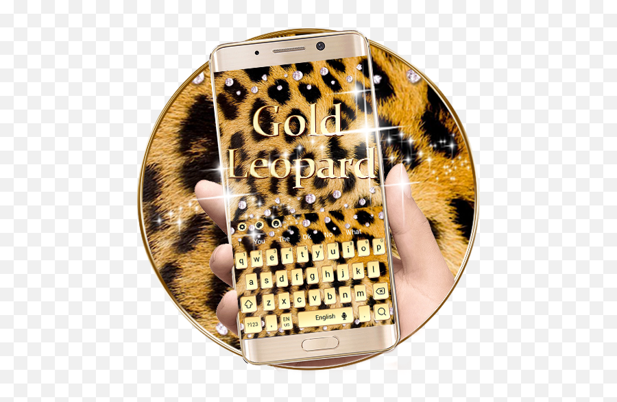 Gold Leopard Print Keyboard Theme - U200c Google Play Office Equipment Emoji,Leopard Emoji