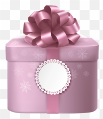 Pink Gift Wrap Homemade Romantic Gifts - Cute Box Png Emoji