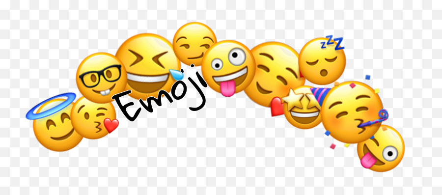 Crown Tiara Emoji Sticker By S - Happy,Happy Smile Emoji