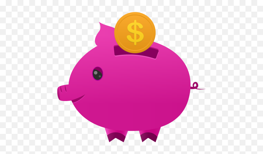 Piggy Bank Icon - Piggy Bank Emoji,Piggy Emoticons