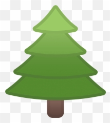Evergreen Tree Emoji Clipart - Tree Emoji,Palm Tree Emojis